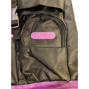 Rucksack Backpack in Black & Purple NY Omnilife